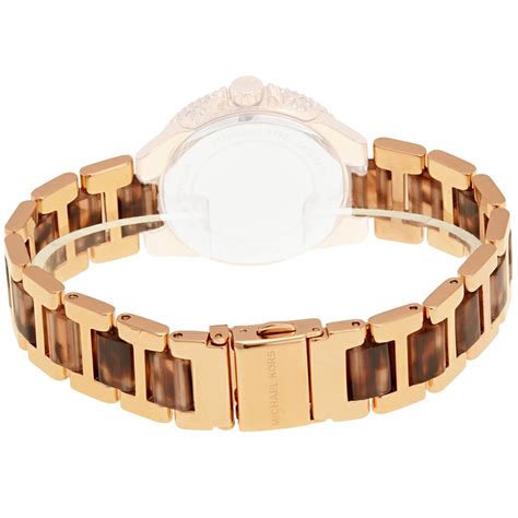 michael kors watch rose gold replacement band